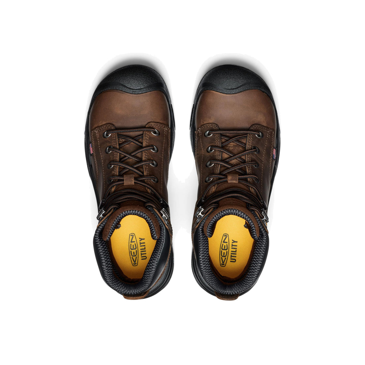 KEEN Utility Mt Vernon II 6" Waterproof Boot (Steel Toe) - Dark Earth/Black