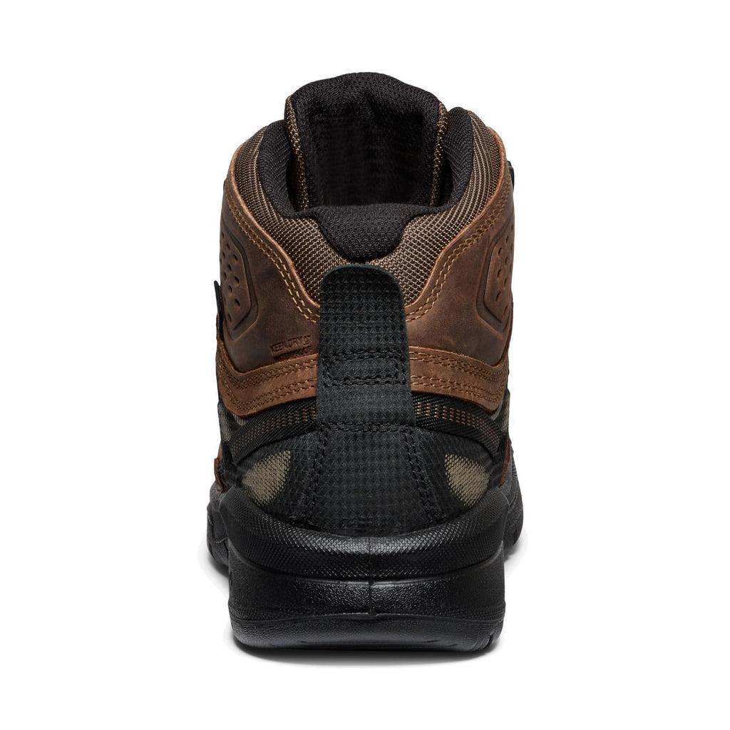 KEEN Utility Targhee IV Waterproof Work Boot (Carbon Toe) - Dark Earth/Black