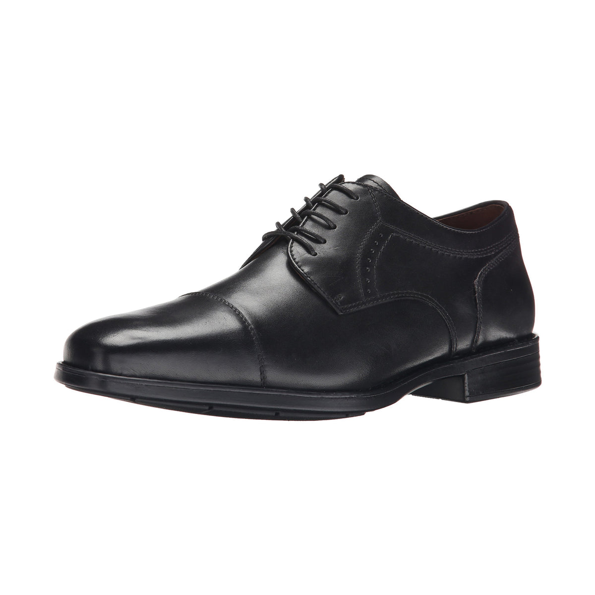 Johnston & Murphy Waterproof XC4® Branning Cap Dress Cap Toe Oxford - Black Waterproof Calfskin