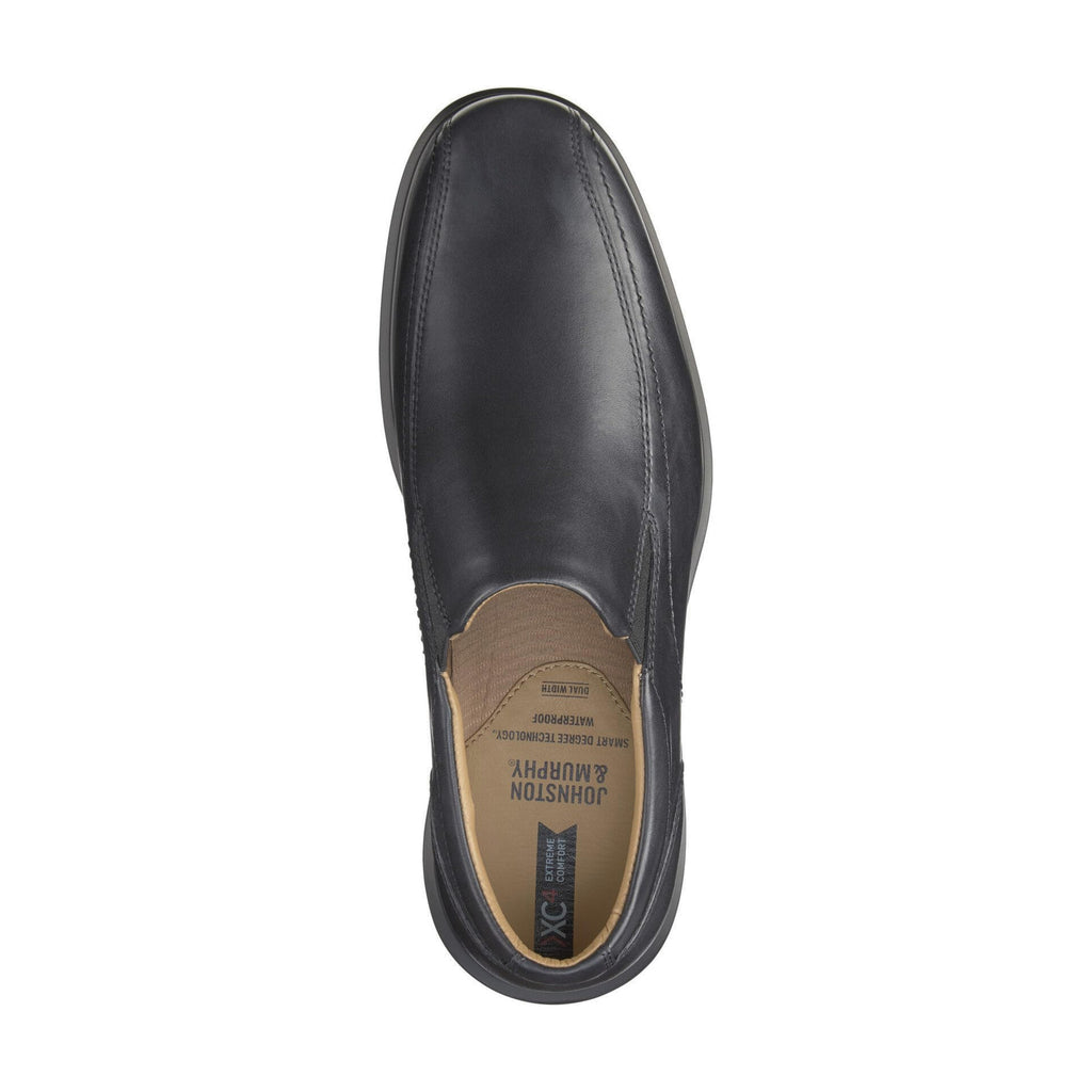 Johnston & Murphy Men's XC4 Stanton 2.0 Runoff Slip-On Casual Shoe - Black Full Grain