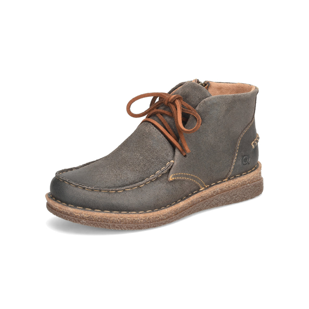 BORN Women's Analia - Dark Grey Dist Suede