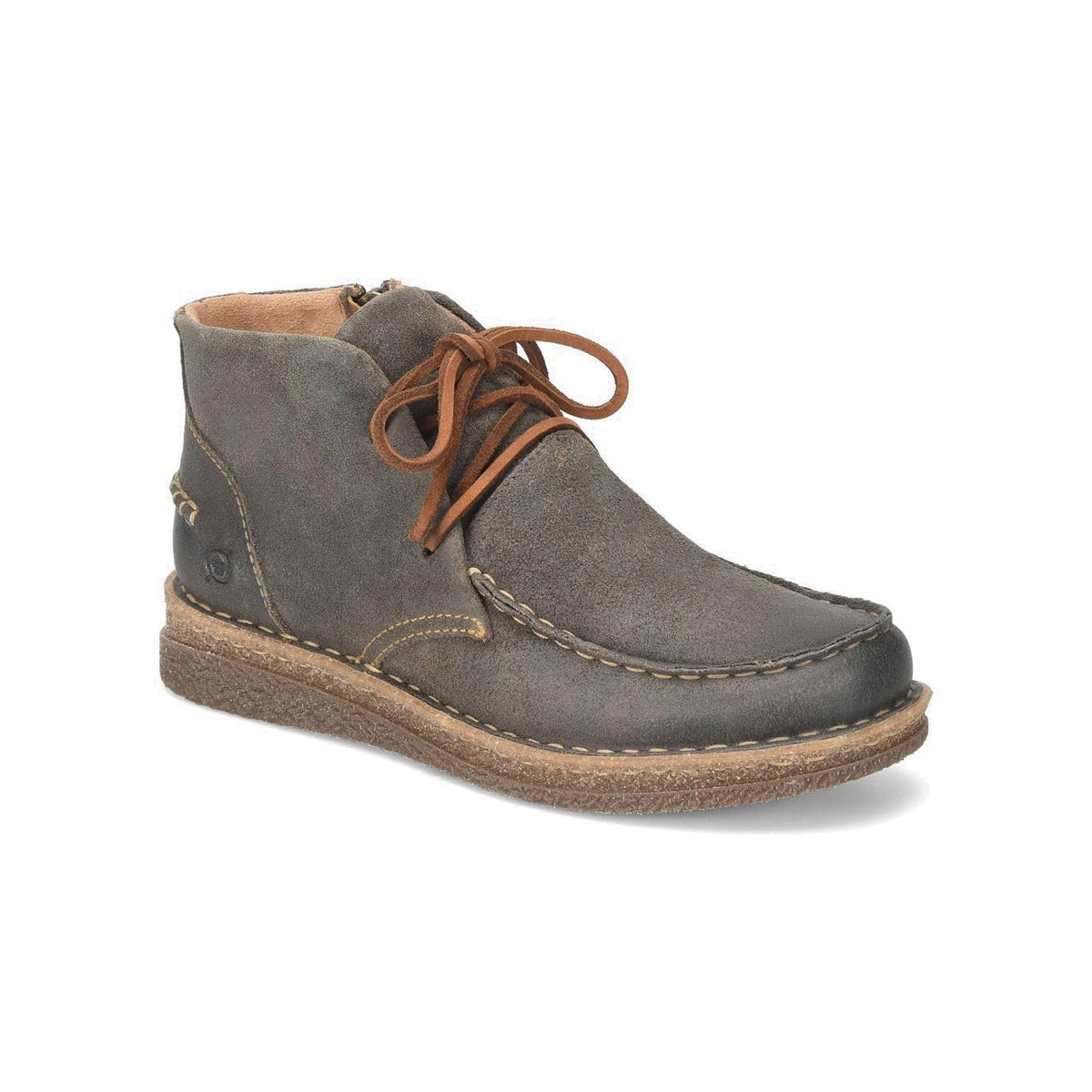 BORN Women's Analia - Dark Grey Dist Suede