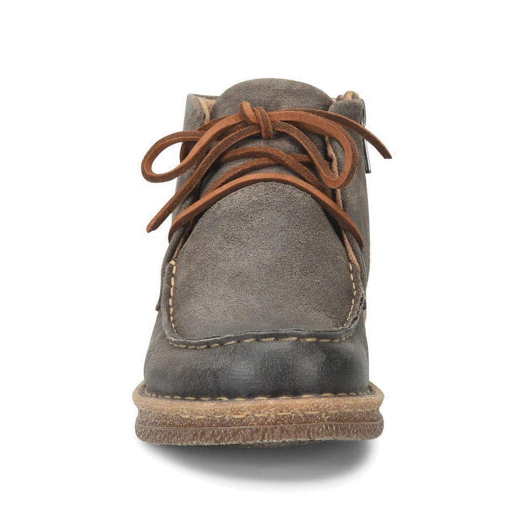 BORN Women's Analia - Dark Grey Dist Suede