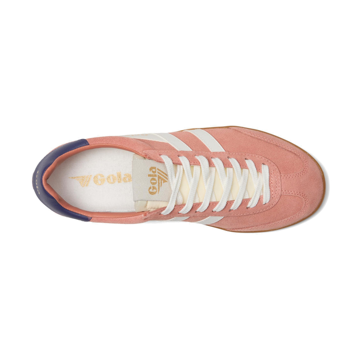 Gola Women's Cyclone Leather Sneakers - Terracotta/Off White/Plum/Gum