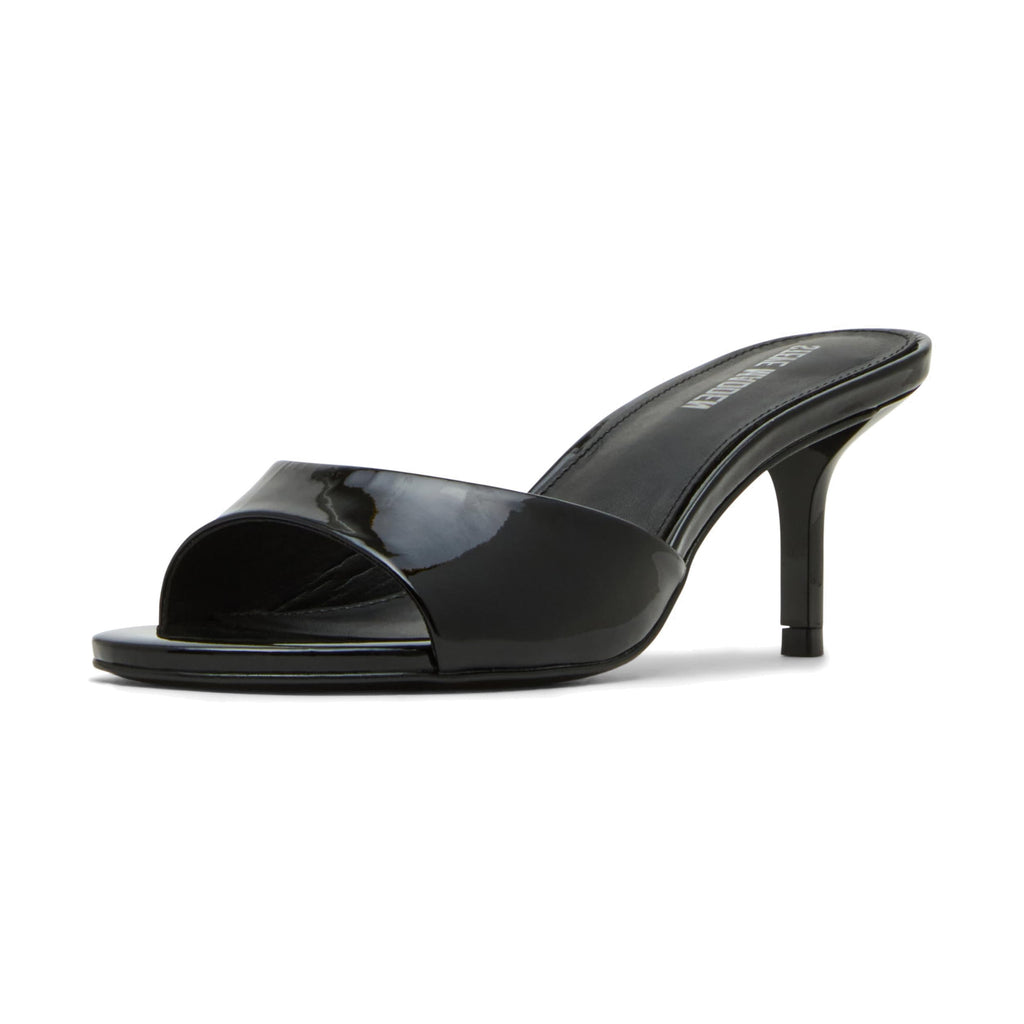 Steve Madden Women's Kendrix Heeled Sandal - Black Leather