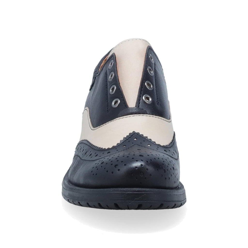Miz Mooz Womens Peabody Oxford - Black/Cream