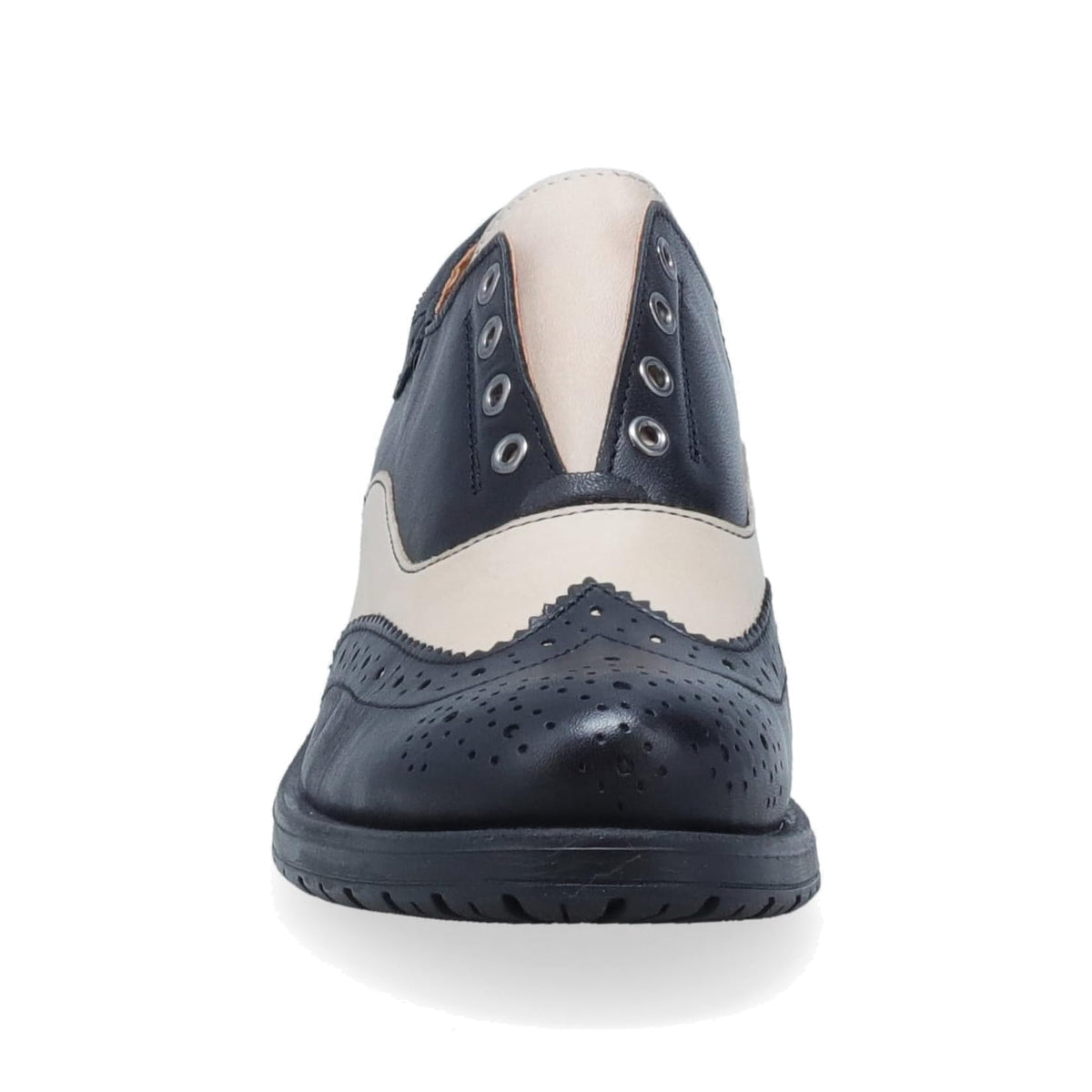 Miz Mooz Womens Peabody Oxford - Black/Cream