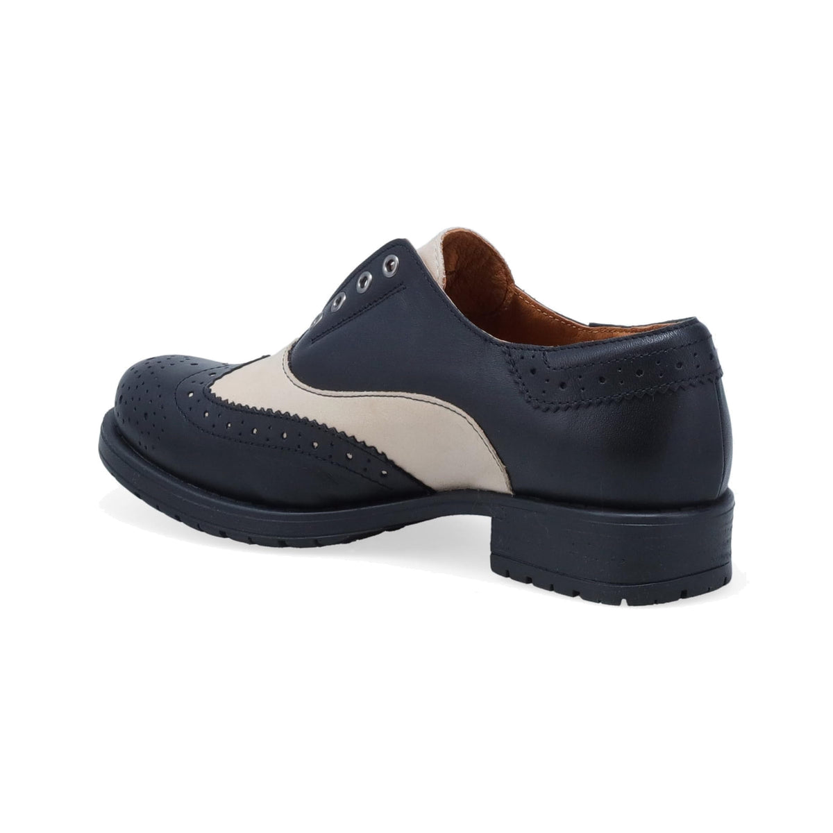 Miz Mooz Womens Peabody Oxford - Black/Cream