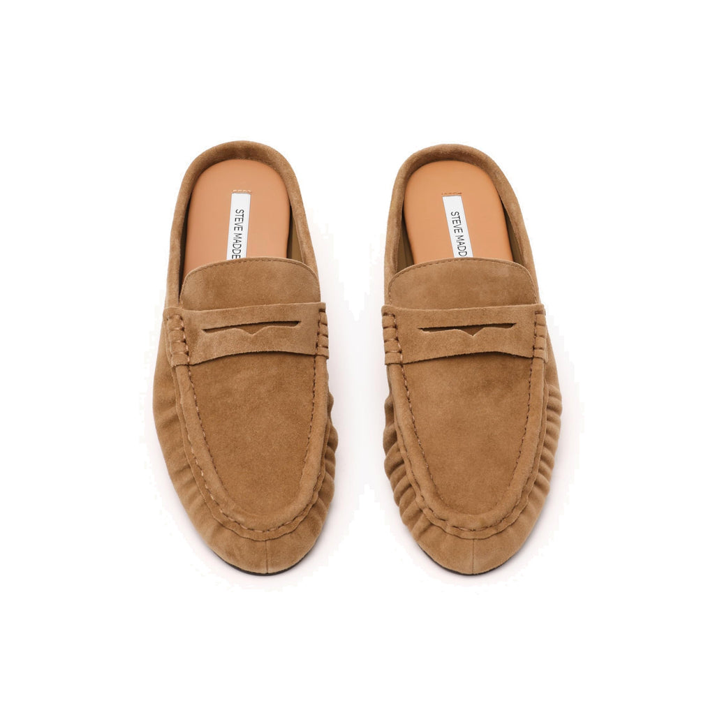 Steve Madden Women's Rafe Loafer - Taupe Suede