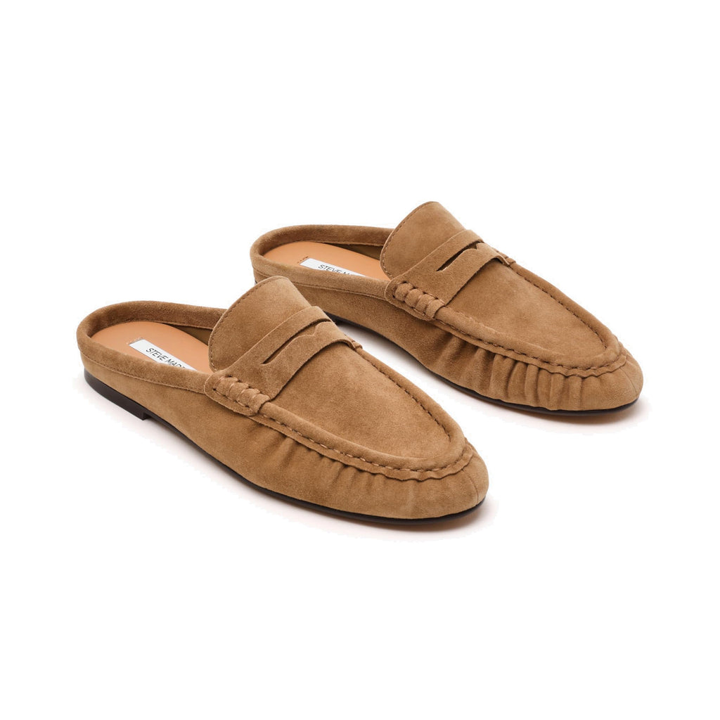 Steve Madden Women's Rafe Loafer - Taupe Suede