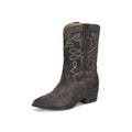 Carolynn - Dark Brown Suede